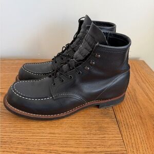 Red Wing Shoes 2964 Black Moc Toe Boots